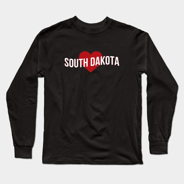 South Dakota Love Long Sleeve T-Shirt by Novel_Designs